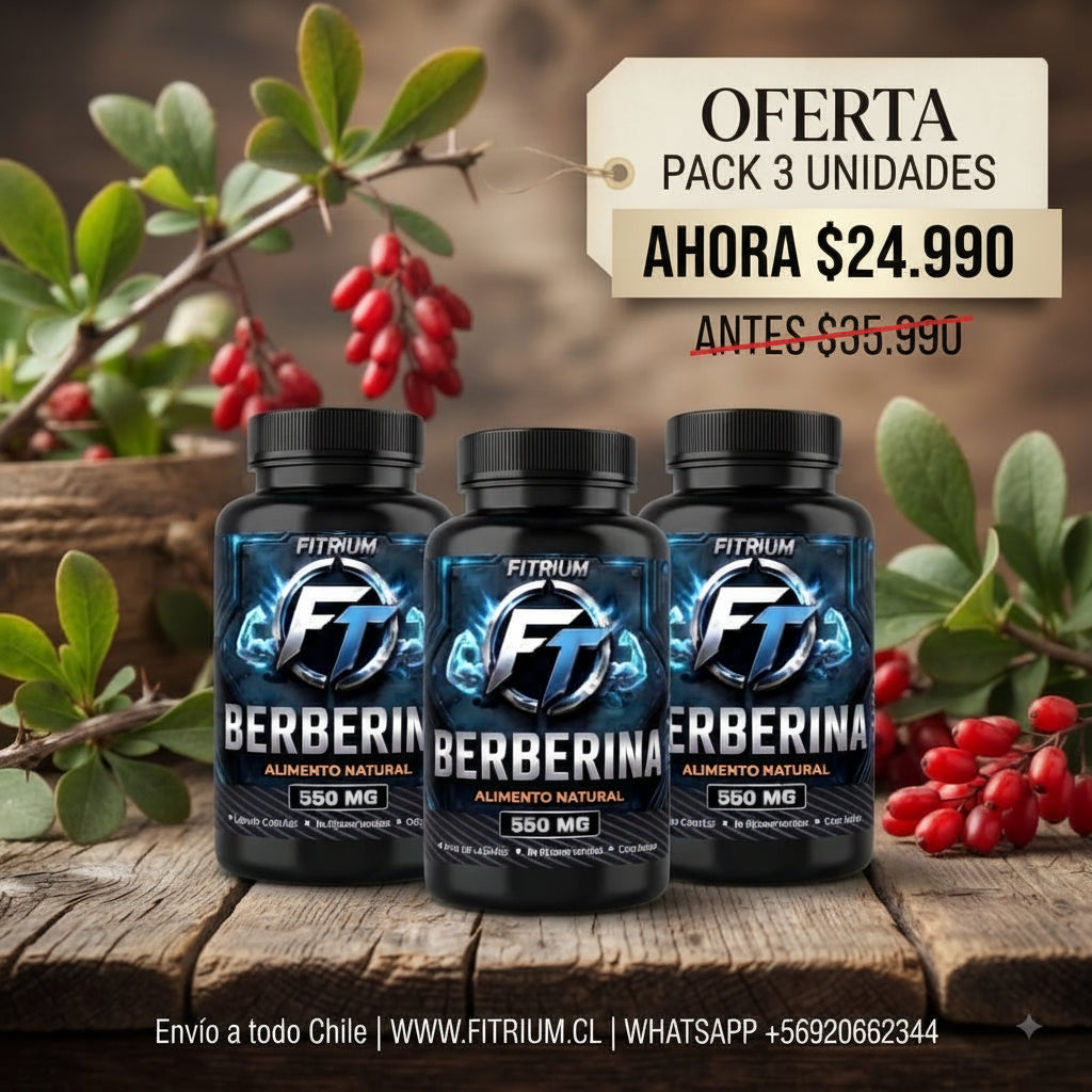 Pack 3 Berberinas 100% Pura FITRIUM