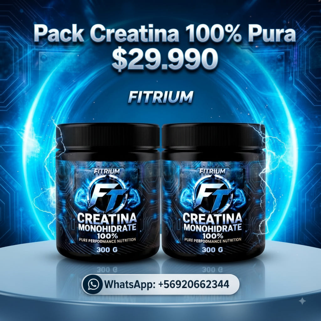 Pack 2 Creatinas FITRIUM 100% Pura