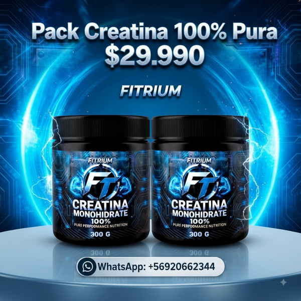 Pack 2 Creatinas FITRIUM 100% Pura