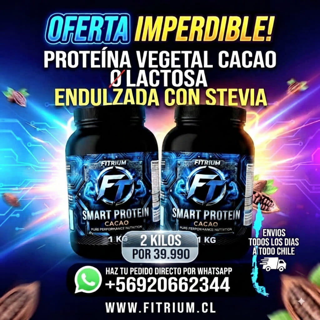 Pack 2 Kilos Proteína Vegetal Con Extracto De Cacao